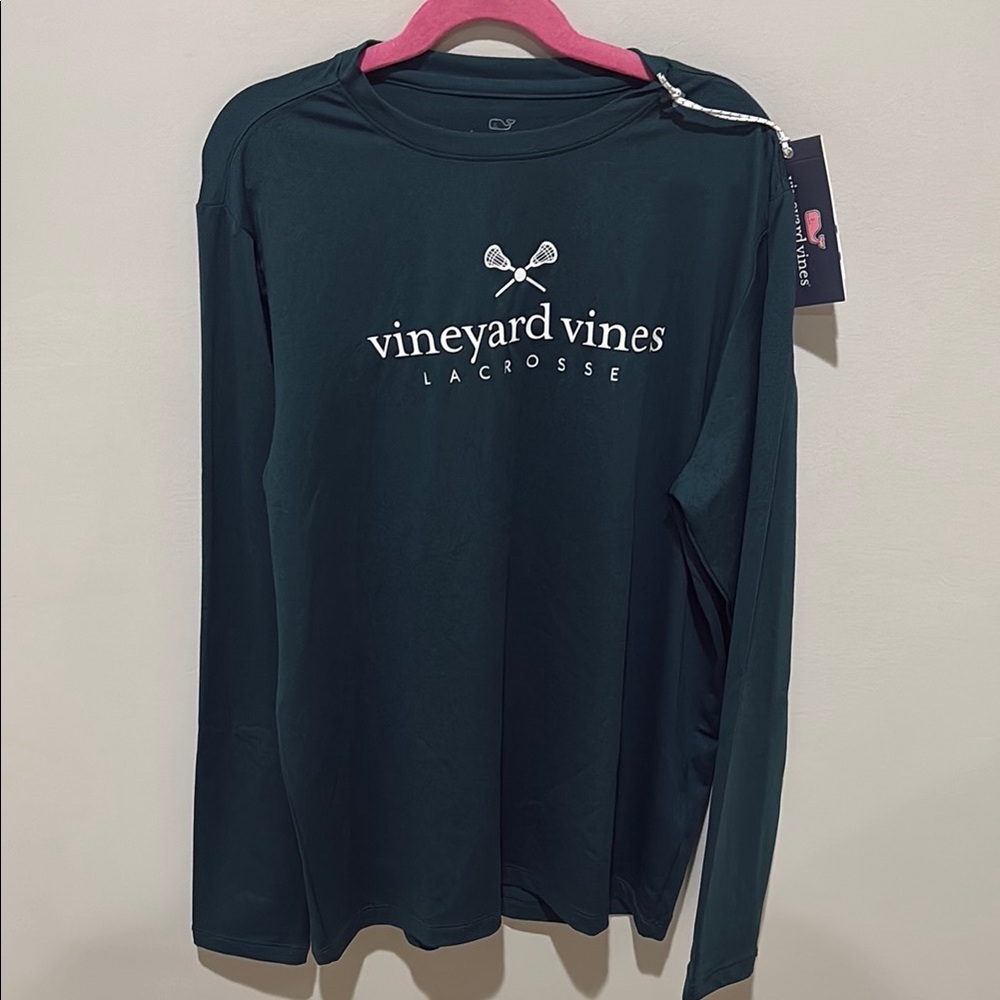 Vineyard Vines Green Long Sleeve Tee Casual Comfort